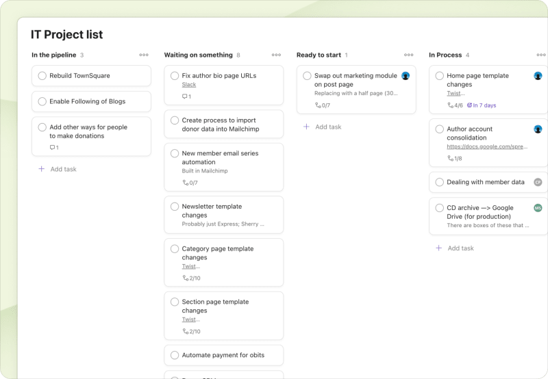 Bringing the workflow to Todoist