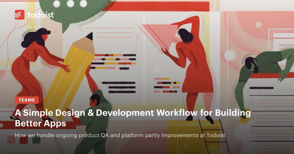 Keeping App Design Consistent With a Todoist and Twist Workflow